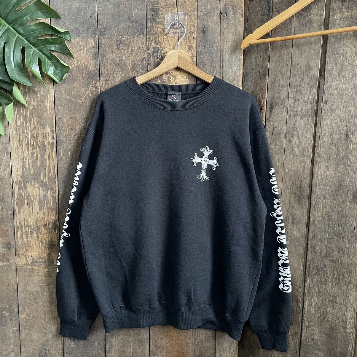 Japanese Brand × Vintage Vintage Tribal Cross Heaven Crewneck Size US L / EU 52-54 / 3 - 2 Thumbnail