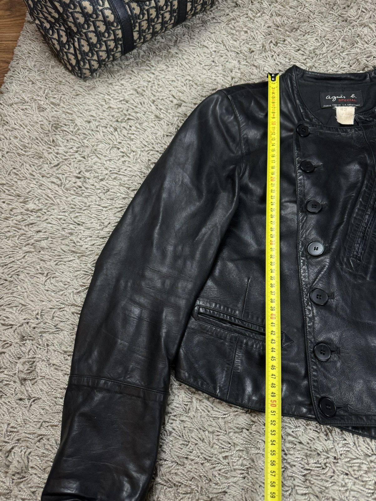agnes b. Leather jacket Agnes B. Paris original luxury rare item Size M / US 6-8 / IT 42-44 - 6 Thumbnail