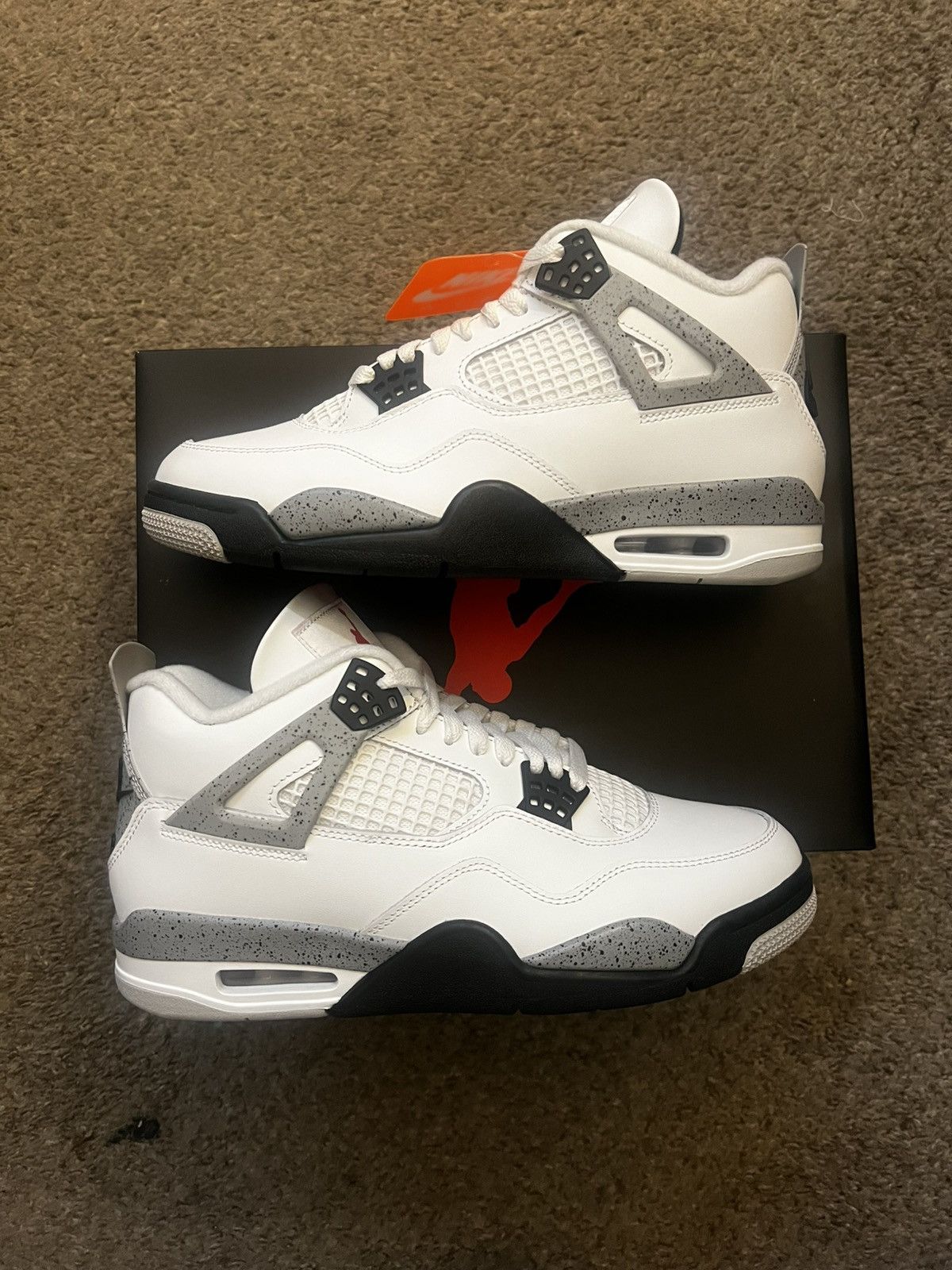 Jordan Brand Air Jordan 4 ‘White Cement’ Size US 9 / EU 42 - 1 Thumbnail