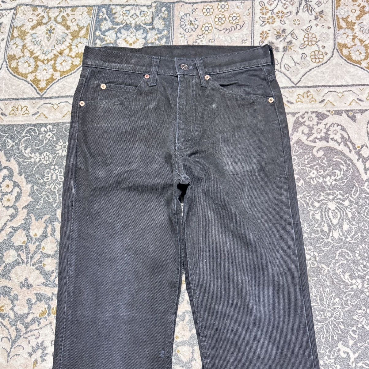 Levi's Vintage Levis 517 Black Denim Flare Jeans Hedi Slimane Size US 30 / EU 46 - 4 Thumbnail