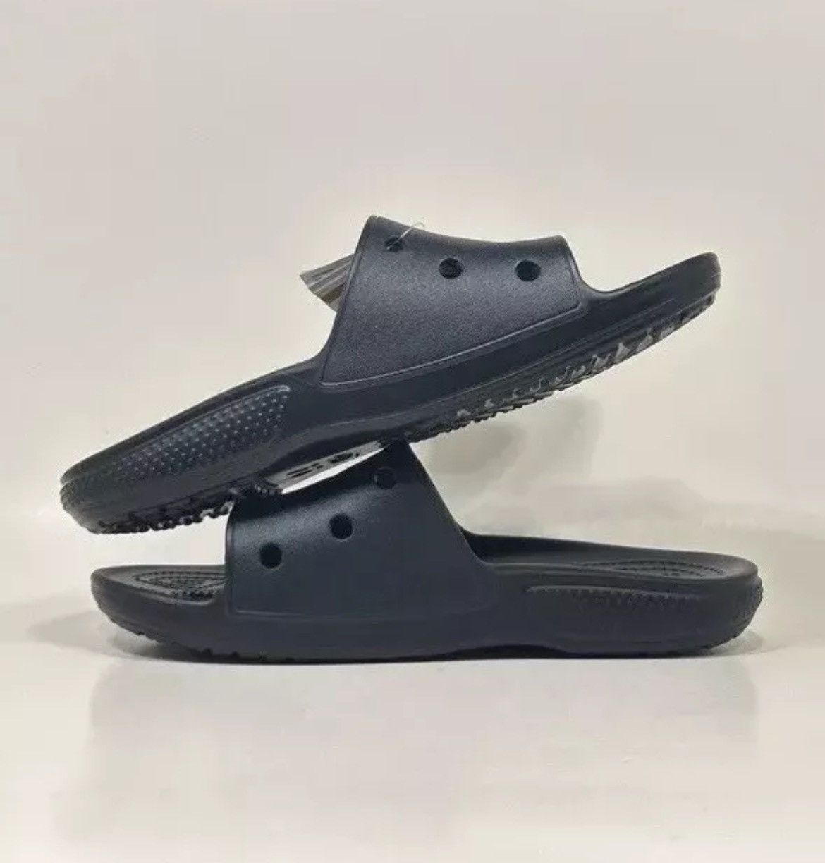 Crocs Size 6 - Men's Crocs Classic Black Slides 206121-001 Wmns 8 Size US 6 / EU 39 - 6 Thumbnail