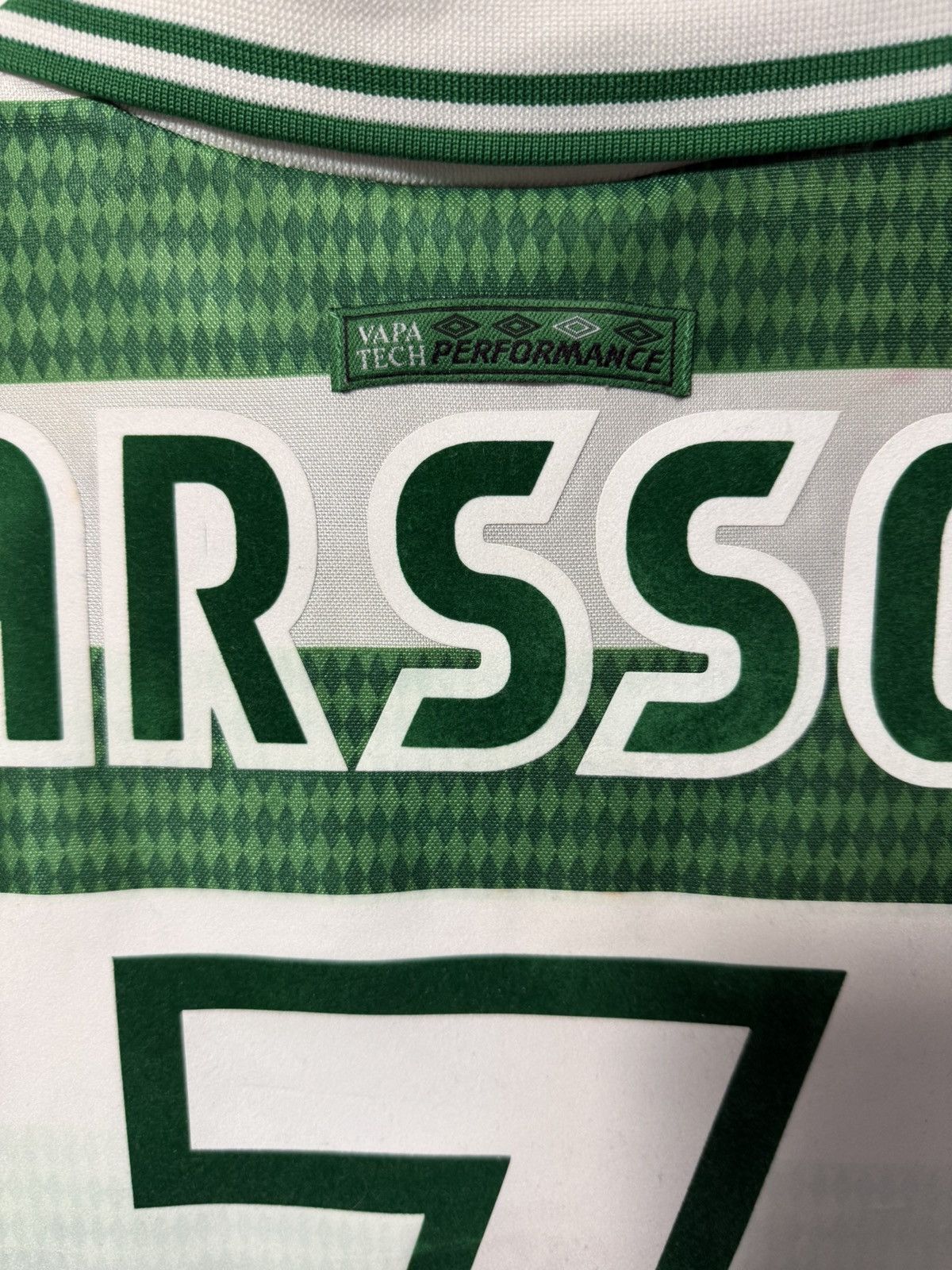 Umbro 1997/99 Celtic FC jersey Home #7 Larsson XXL Size Size US XXL / EU 58 / 5 - 8 Thumbnail