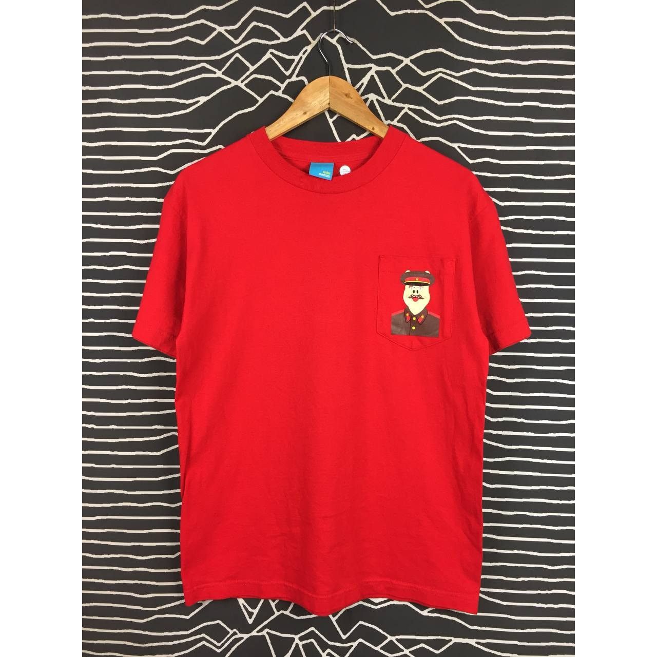 Enjoi × Vintage Vtg Y2K Enjoi Skateboards Stallin Pig Face Pocket Tee Size US M / EU 48-50 / 2 - 1 Thumbnail