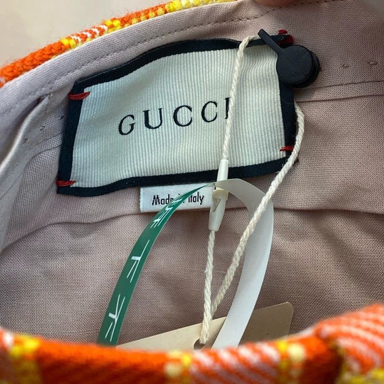 Gucci Gucci Orange-yellow plaid wool shorts 2504-Nextarrow Size 27" / US 4 / IT 40 - 6 Thumbnail