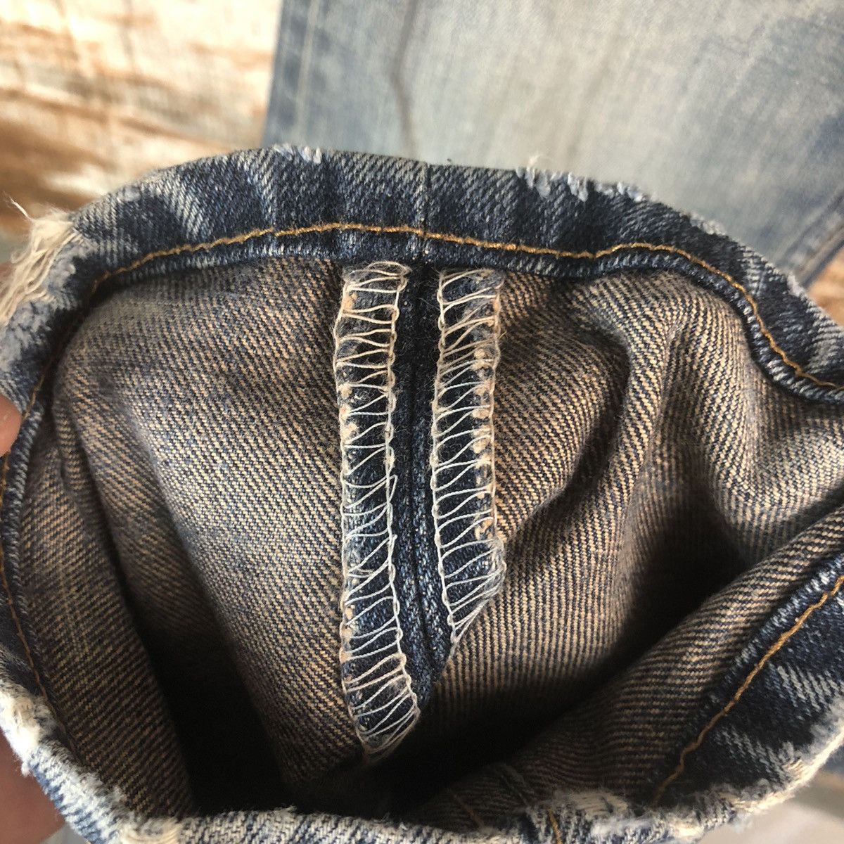 Levi's DLL Levis vintage faded Blue Denim Pants #C291 Size US 29 - 9 Thumbnail