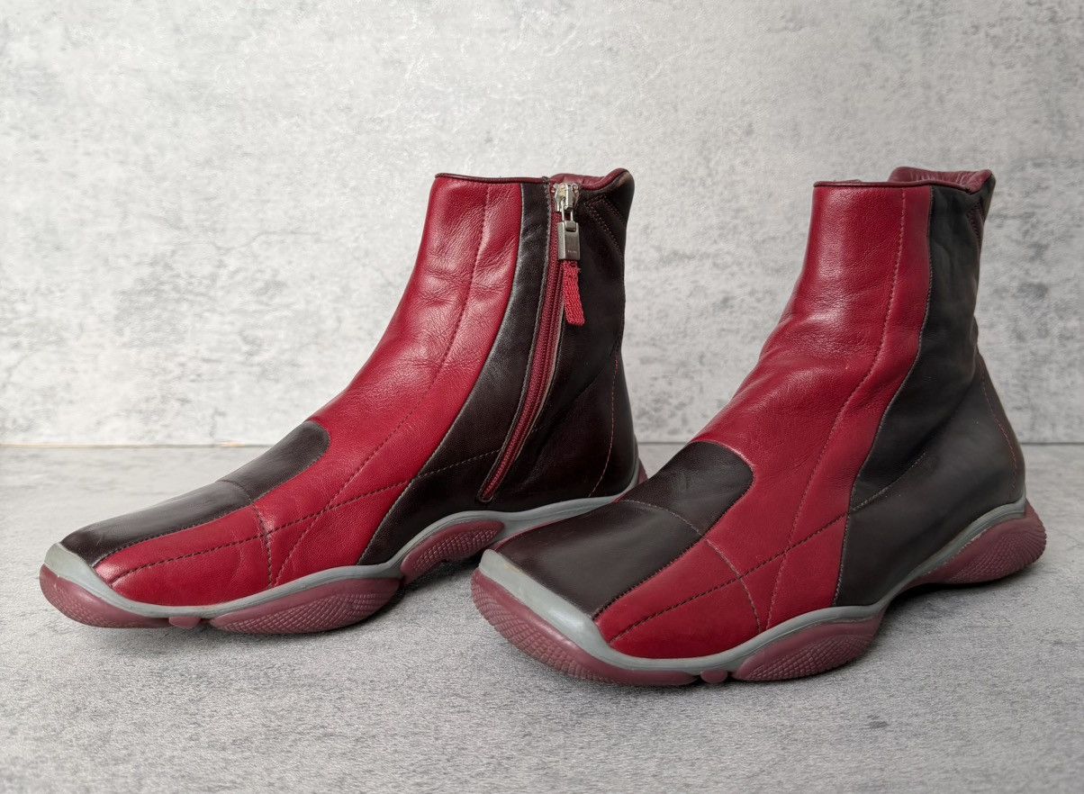 Prada PRADA SPORT - LUNA ROSSA 2000s HIGH-TOP LEATHER Size US 8 / IT 38 - 6 Thumbnail