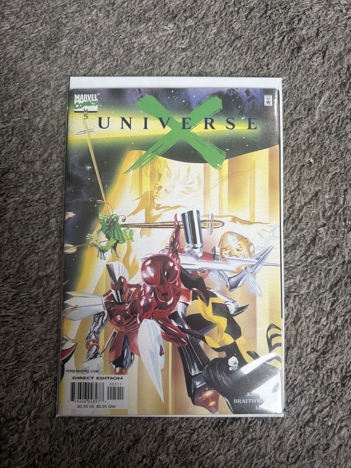 Marvel Comics 2001 Marvel Comics Universe X Vol. 1 #5 Comic Book Size ONE SIZE - 1 Thumbnail