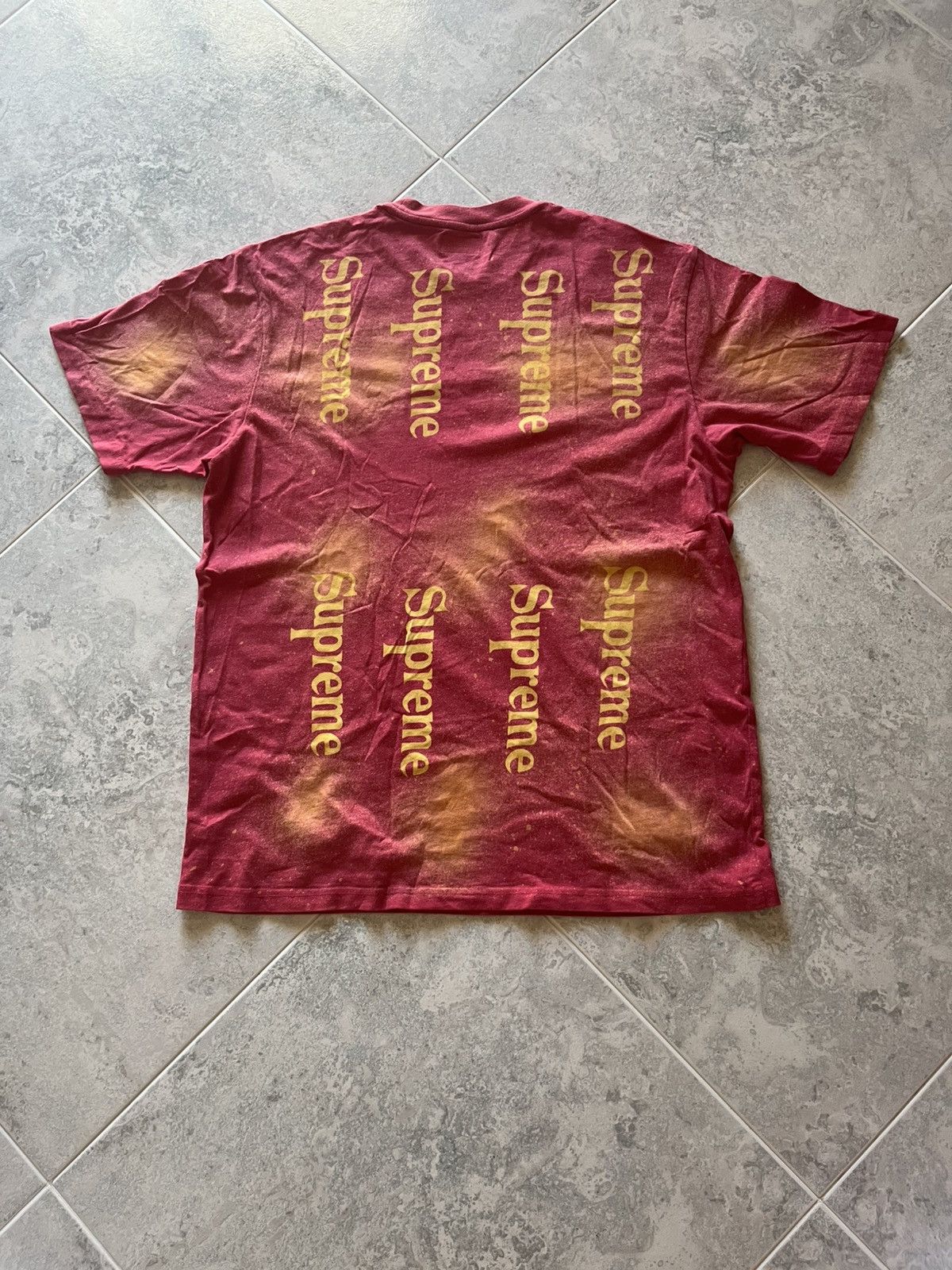Supreme Supreme Red T Shirt Size US M / EU 48-50 / 2 - 2 Thumbnail