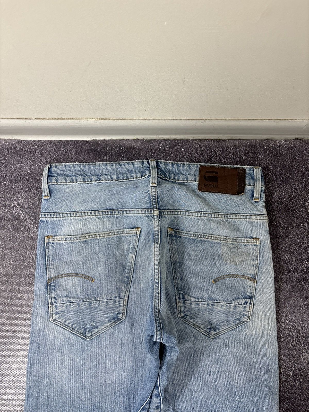 G-Star Vintage G-Star Raw Restored Arc Relaxed Tapered Denim Jeans Size US 32 / EU 48 - 20 Thumbnail
