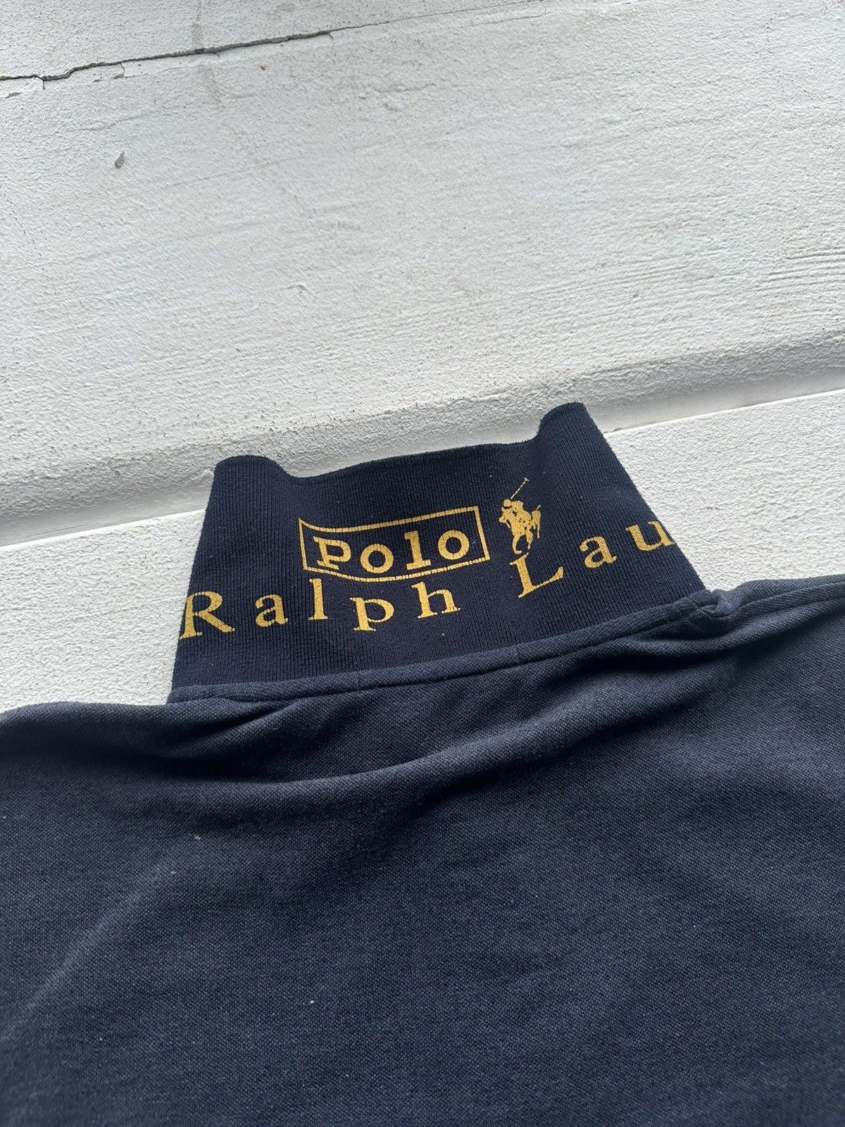 Polo Ralph Lauren × Ralph Lauren VNTG🚨 Polo RL Italy 3 Big Logo Casual Polo Shirt Y2K Chief Size US XL / EU 56 / 4 - 9 Thumbnail