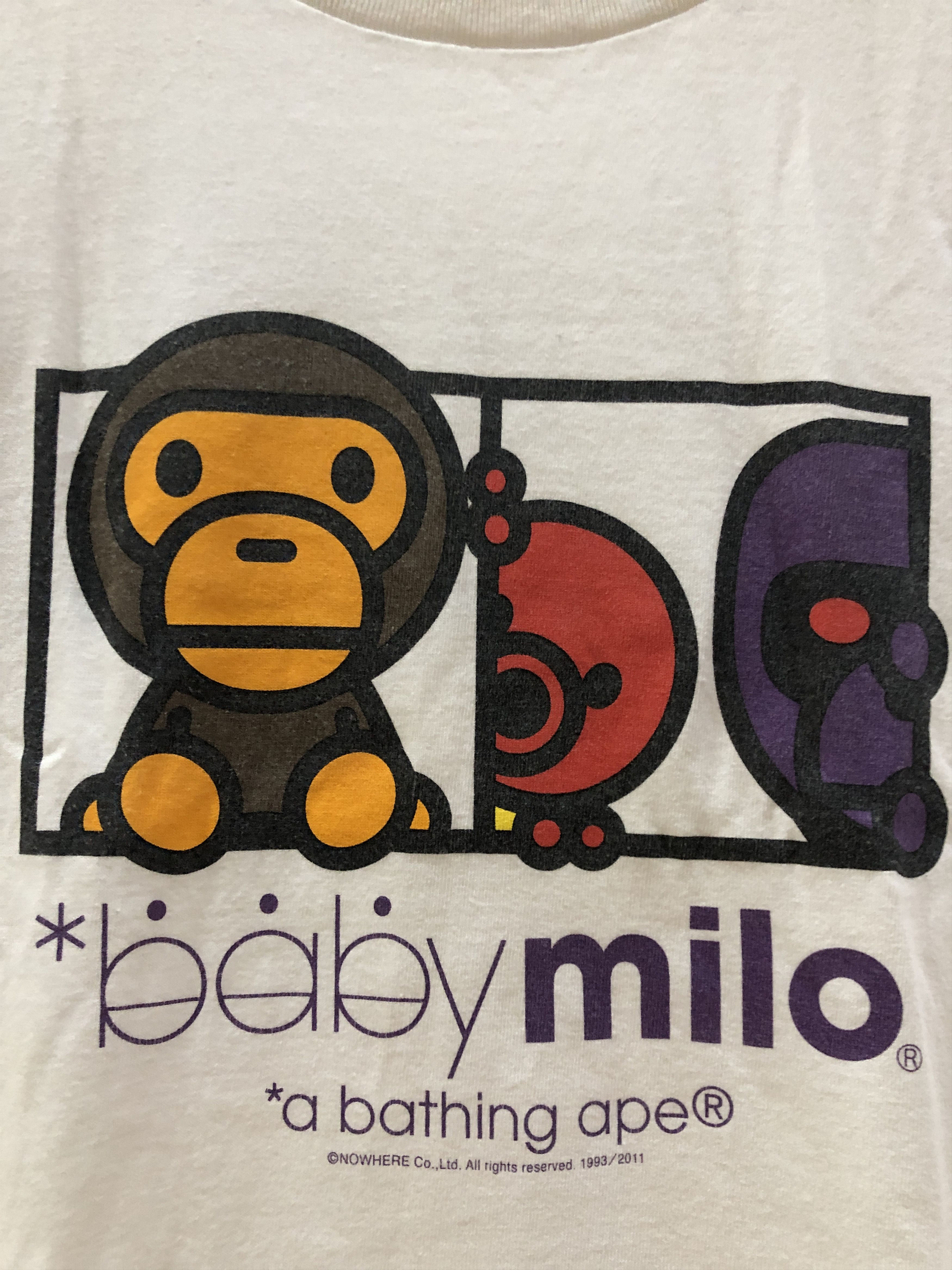 Bape OG 2011 Baby Milo Safari Tee Size US L / EU 52-54 / 3 - 3 Thumbnail