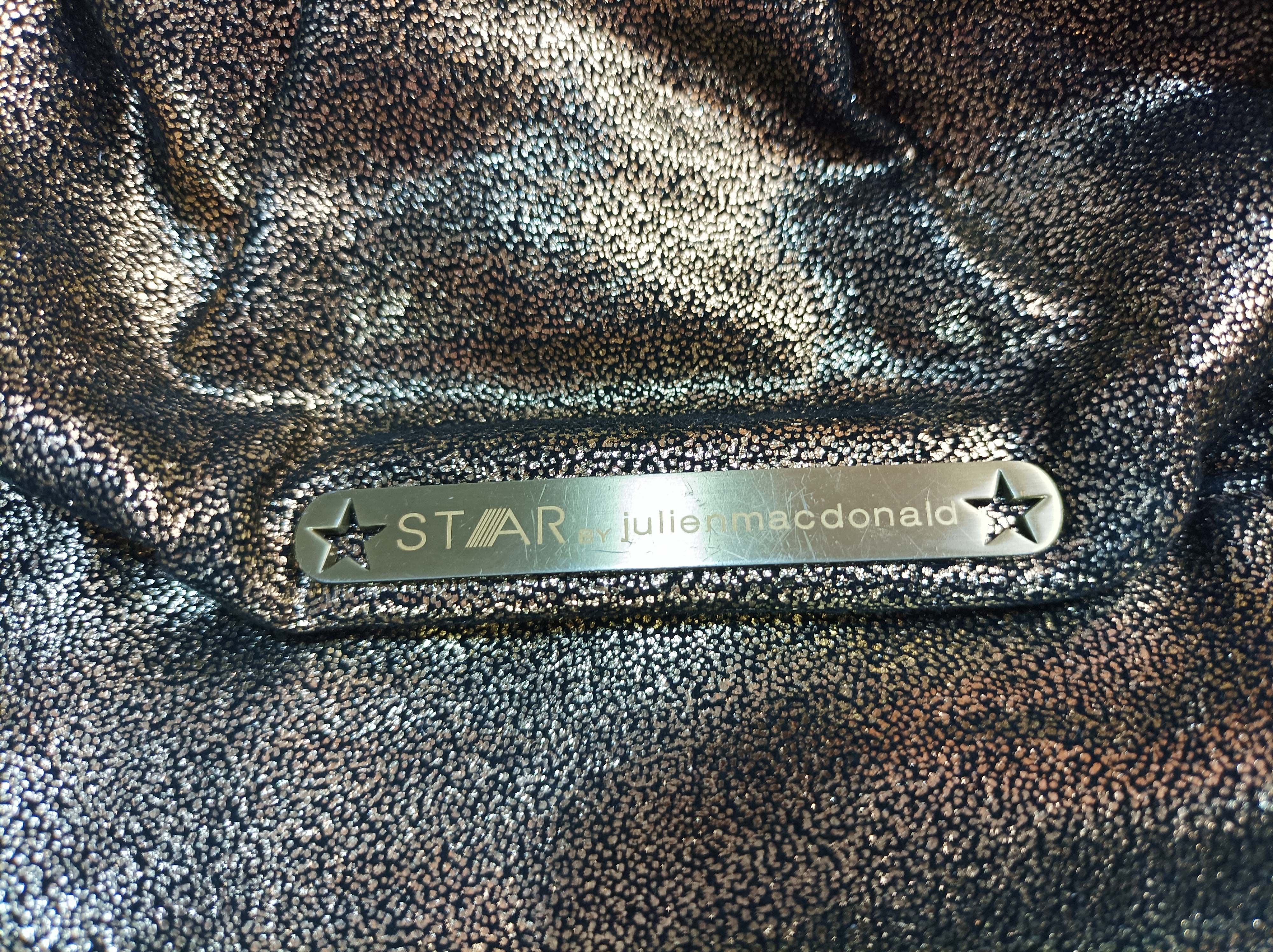 Guess STAR by Julien Macdonald Bronze Embossed Shoulder Handbag Size ONE SIZE - 5 Thumbnail