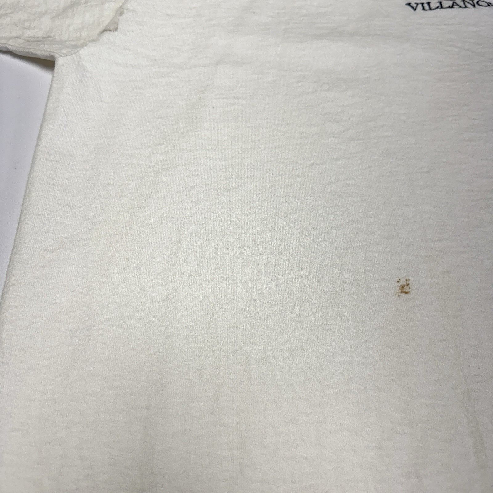 Vintage Vintage 90s Villanova T Shirt Mens Medium 19x25.5 White Embr Size US M / EU 48-50 / 2 - 7 Thumbnail
