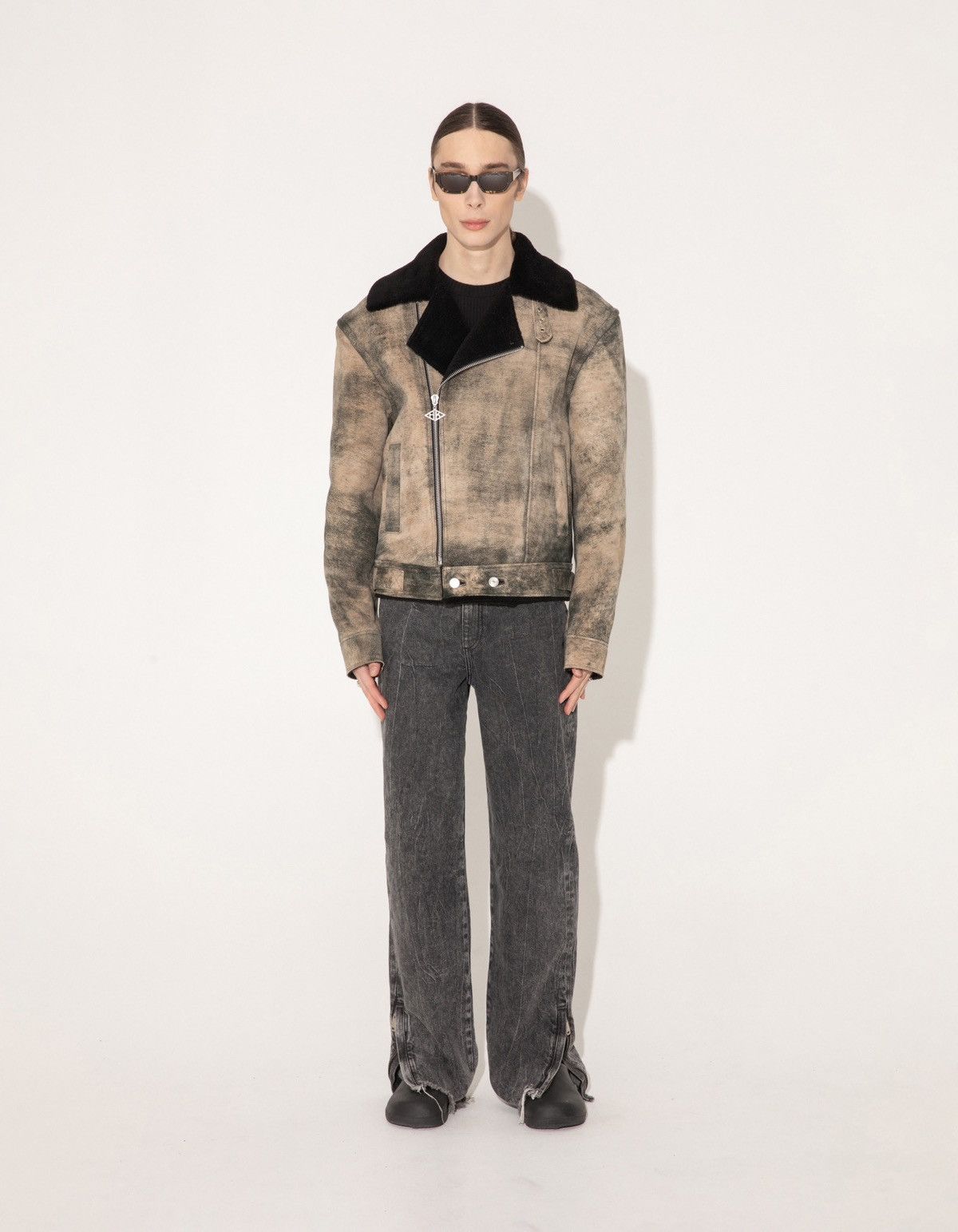 Han Kjobenhavn !DS! FW22 Han Kjobenhavn Goat Leather Rust Shearling Jacket Size US M / EU 48-50 / 2 - 2 Thumbnail