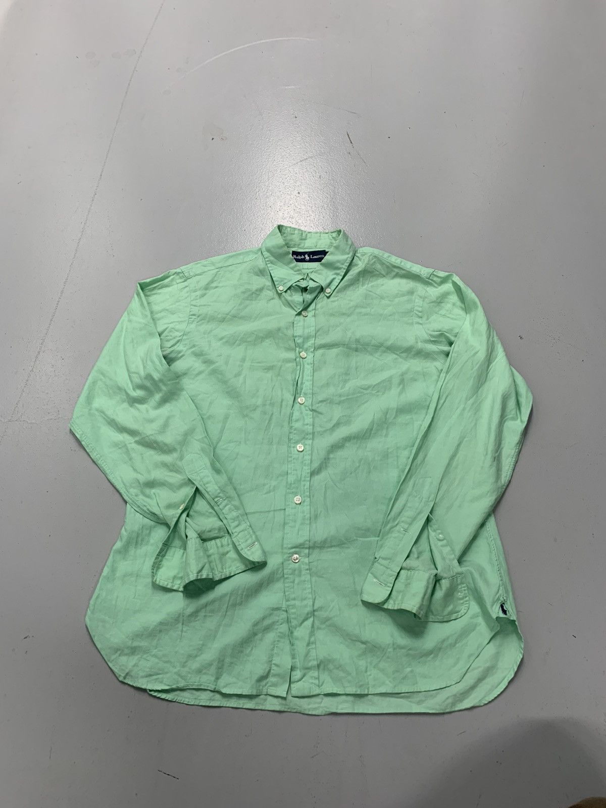 Ralph Lauren VTG Ralph Lauren Mint Oxford Button-Down - SZ 16 (40-41) Size US M / EU 48-50 / 2 - 1 Thumbnail
