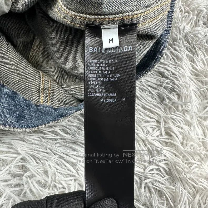 Balenciaga Balenciaga Double B logo denim jacket Size US M / EU 48-50 / 2 - 6 Thumbnail
