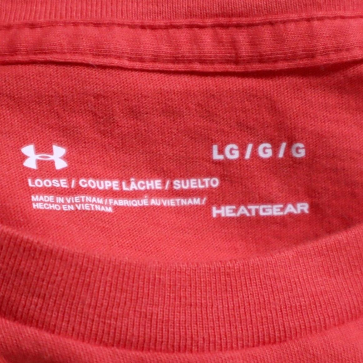 Under Armour Under Armour Heat Gear Solid T-Shirt Red Men L Shirt Size US L / EU 52-54 / 3 - 5 Thumbnail