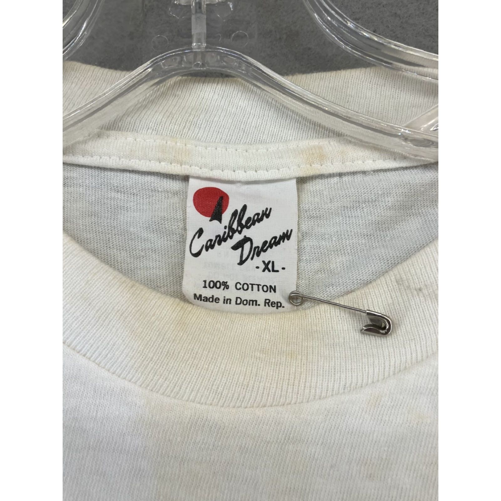 Vintage I Survived Hurricane Andrew White Graphic TShirt Caribbean Dream Adults XL Size US XL / EU 56 / 4 - 2 Thumbnail