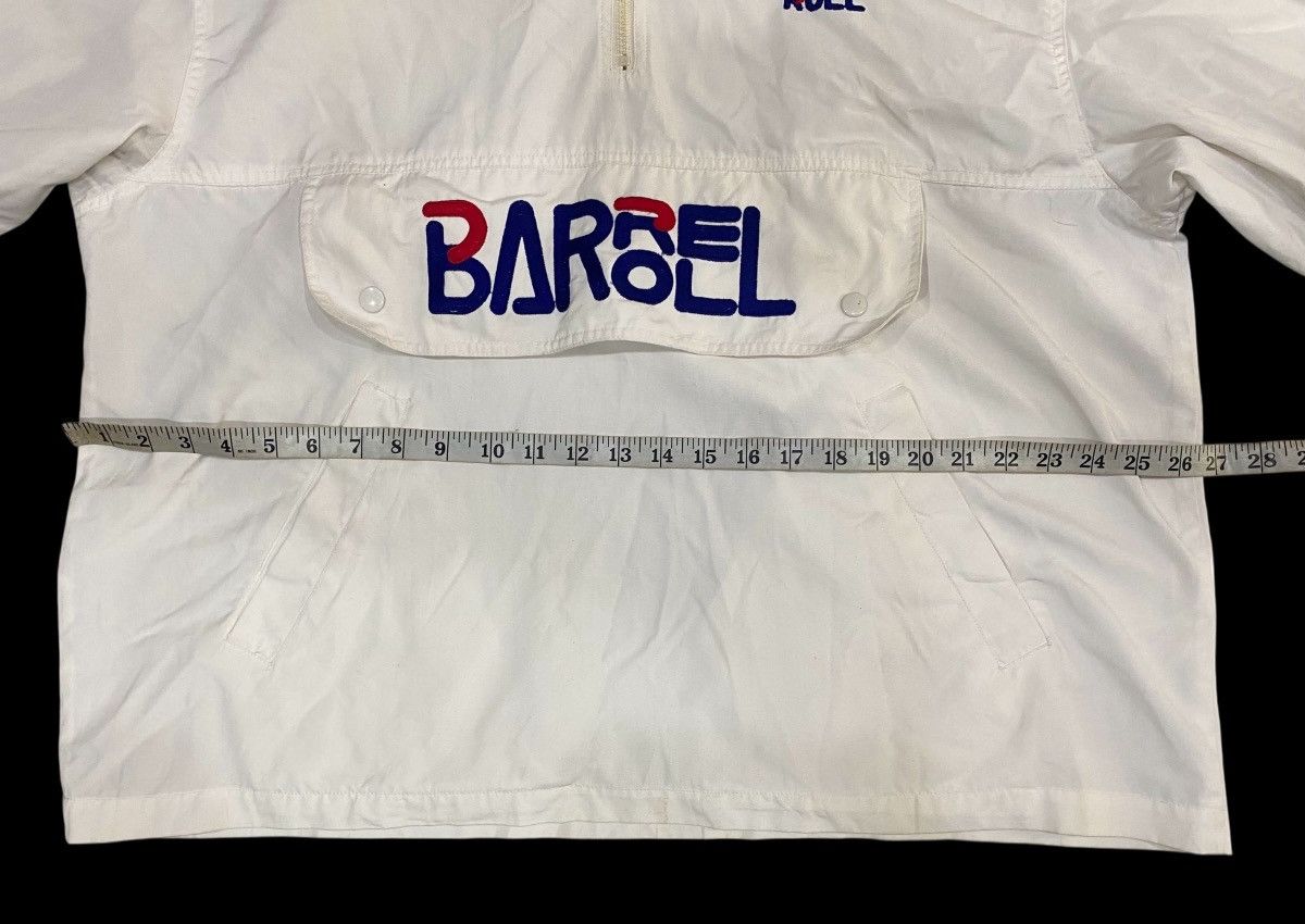 Japanese Brand Vintage BARREL ROLL Hoodie Anorak Cotton White Size US M / EU 48-50 / 2 - 12 Thumbnail