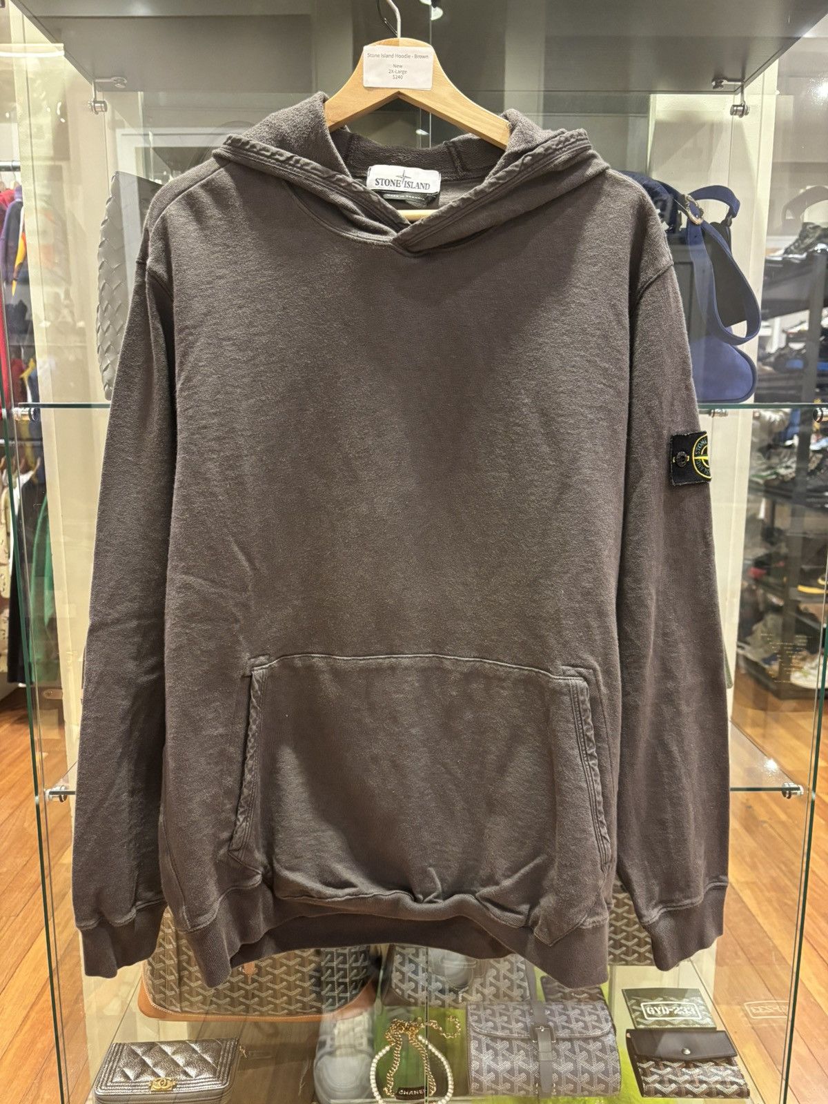 Stone Island Stone Island Lightweight Hoodie - Brown Size US XXL / EU 58 / 5 - 1 Thumbnail