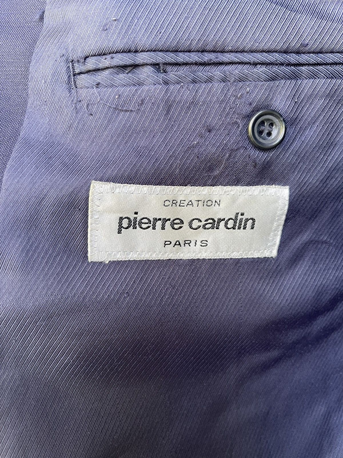Pierre Cardin × Vintage Vintage Pierre Cardin Double-Breasted Wool Blazer Size 42S - 14 Thumbnail