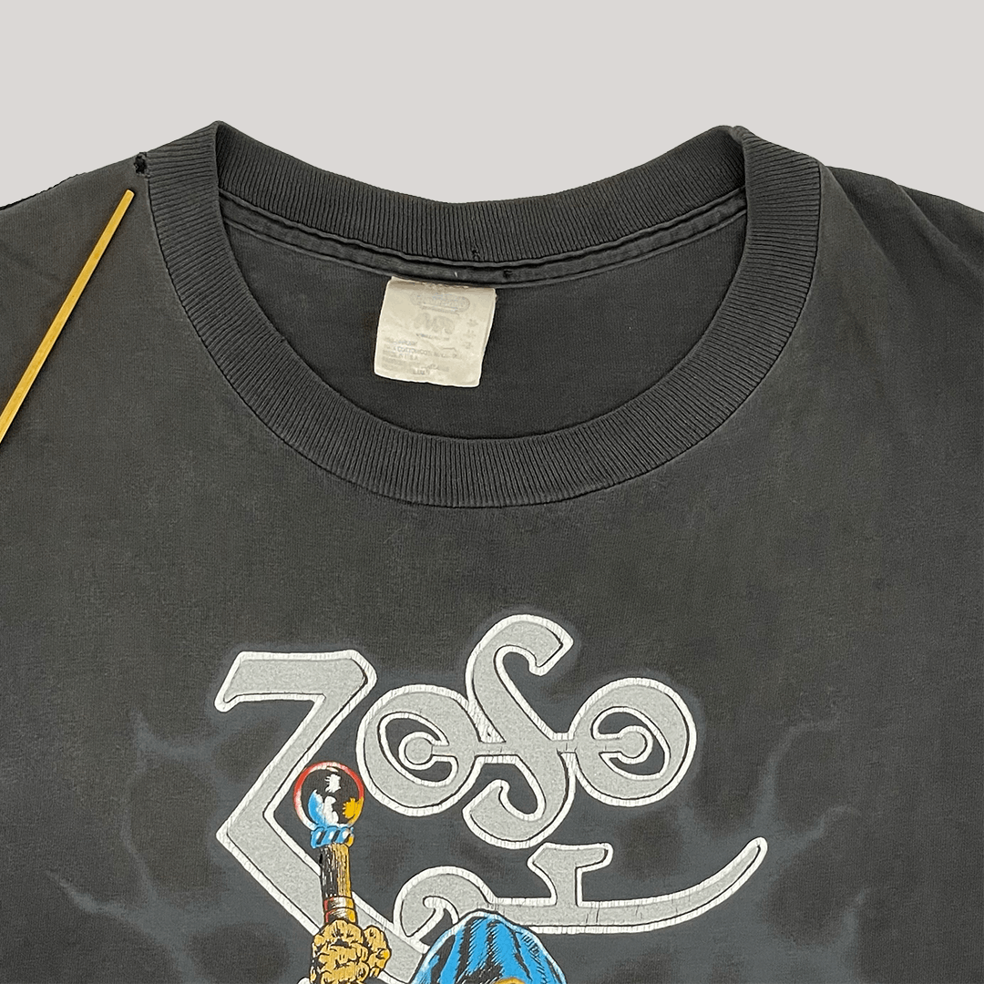 Led Zeppelin × Vintage Vintage 90s Led Zeppelin Zoso Wizard Winterland Size US M / EU 48-50 / 2 - 8 Thumbnail