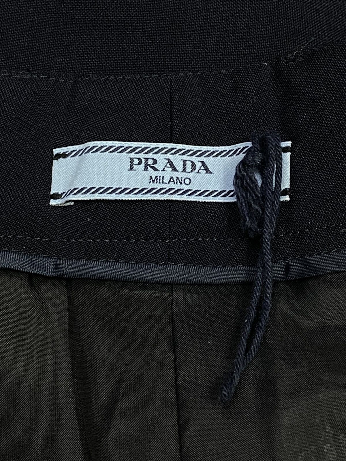 Prada Prada high-rise wide-leg mohair wool trousers Size 27" / US 4 / IT 40 - 8 Thumbnail