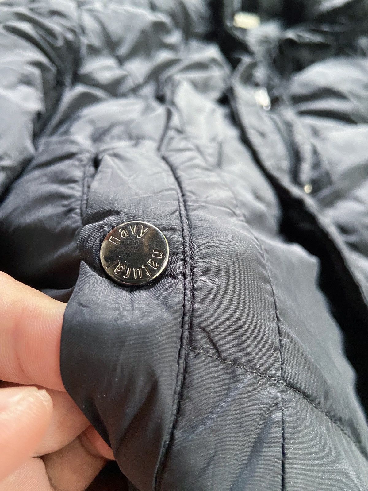 Isamu Katayama Backlash JAPANESE NAVY NATURAL PUFFER DOWN FUR JACKET Size US M / EU 48-50 / 2 - 11 Thumbnail