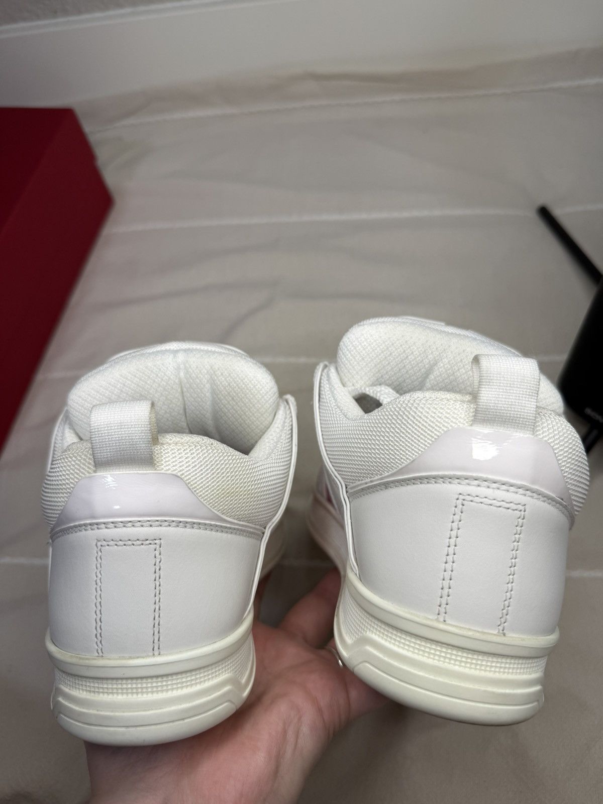 Valentino Valentino Garavani Open Skate White Cyclamin Pink Sneakers Size US 9 / IT 39 - 10 Thumbnail