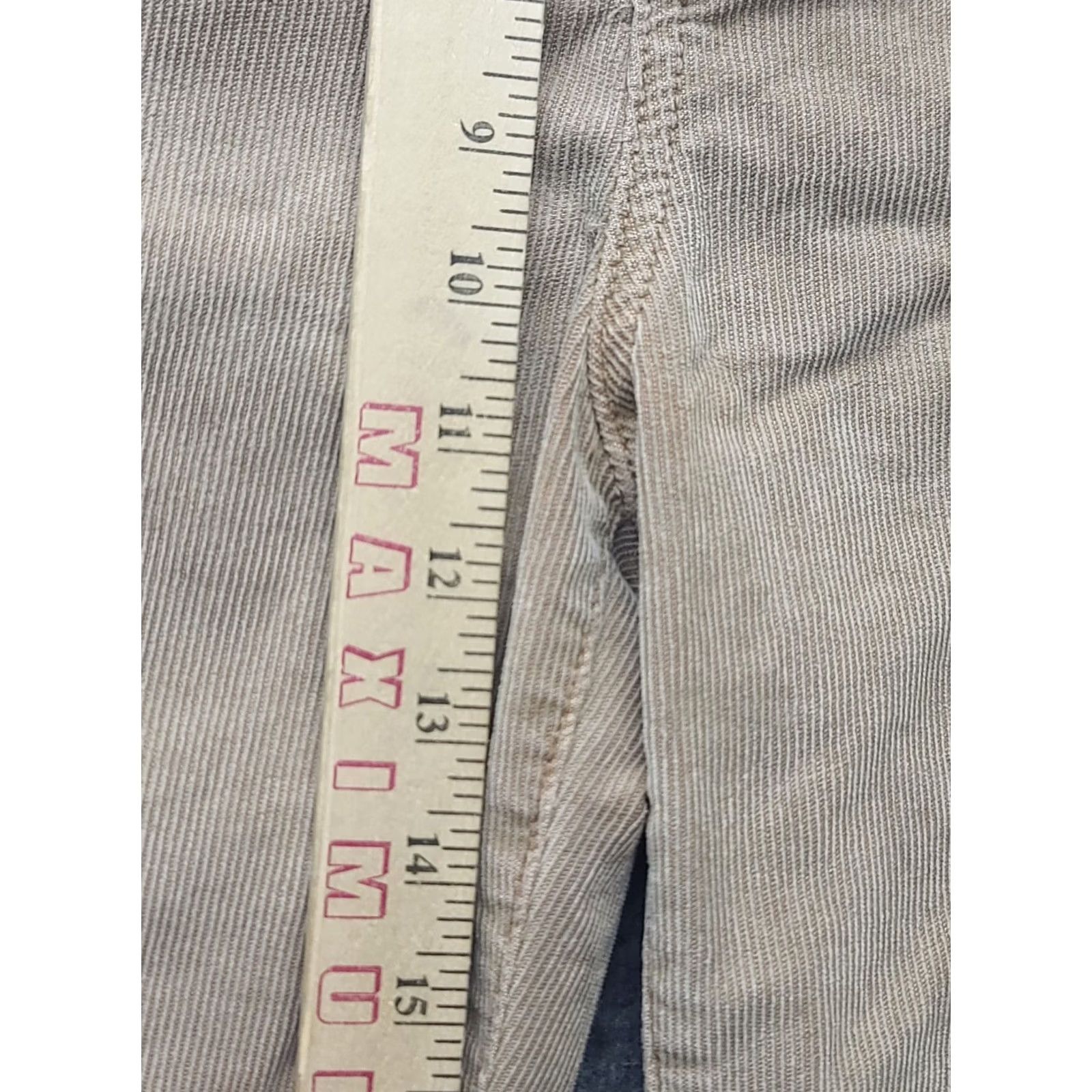 American Eagle Outfitters VINTAGE American Eagle Outfitters Pants Womens Regular Flared High Rise 31 Inseam Beige Corduroy 90s Chino Womens Size 26" / US 2 / IT 38 - 5 Thumbnail
