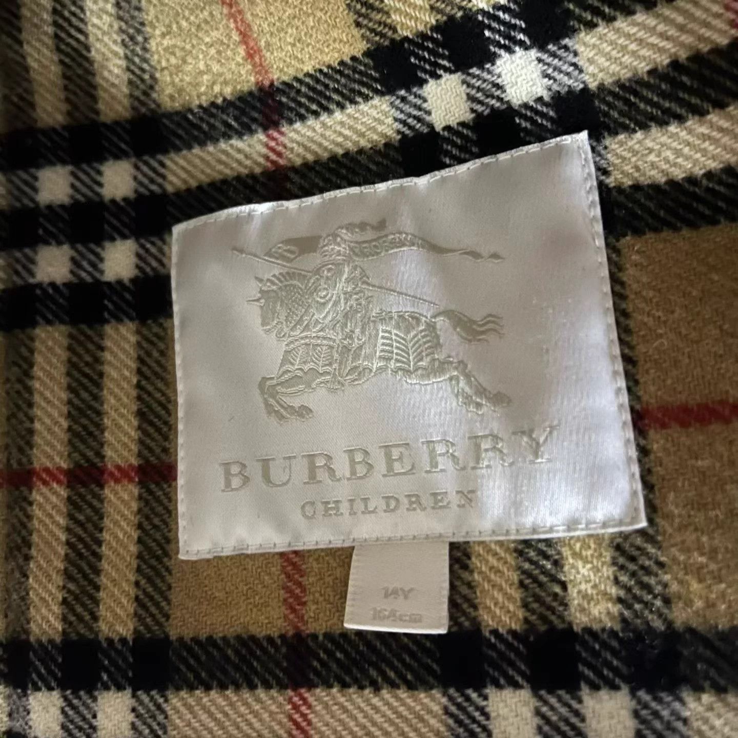 Burberry Burberry Wool Hooded Camel Button Mid-Length Overcoat 14y Size XXS / US 00 / IT 34 - 3 Thumbnail
