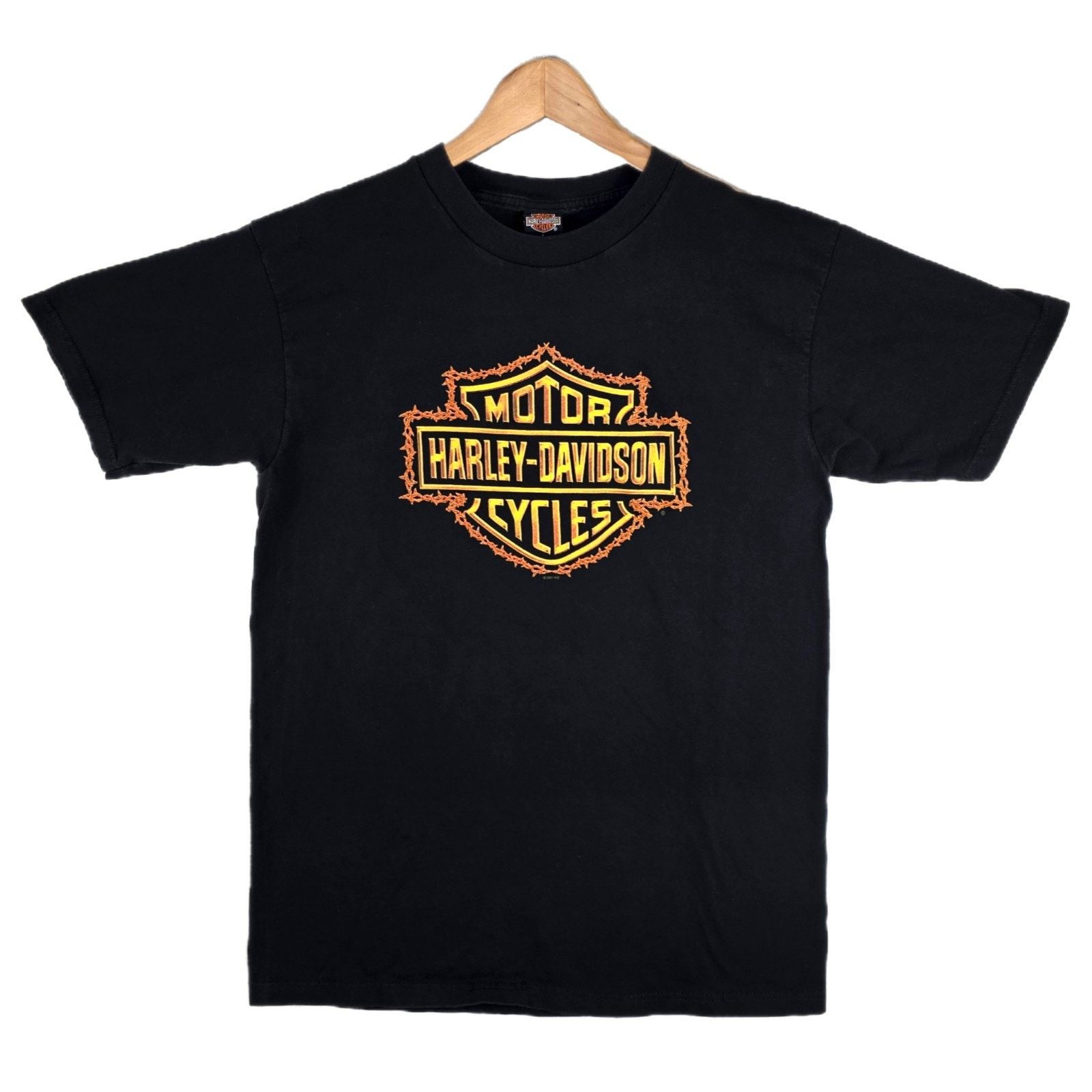 Harley Davidson Vintage Harley Davidson Barbwire Buffalo New York NY Large Size US L / EU 52-54 / 3 - 1 Thumbnail