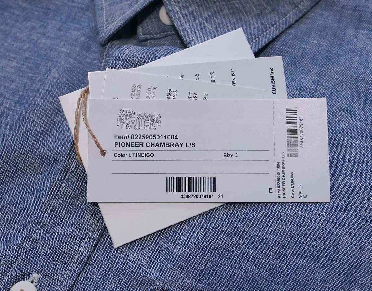 Visvim VISVIM ICT Pioneer Chambray L/S Shirt LT.Indigo 3 Size US L / EU 52-54 / 3 - 6 Thumbnail