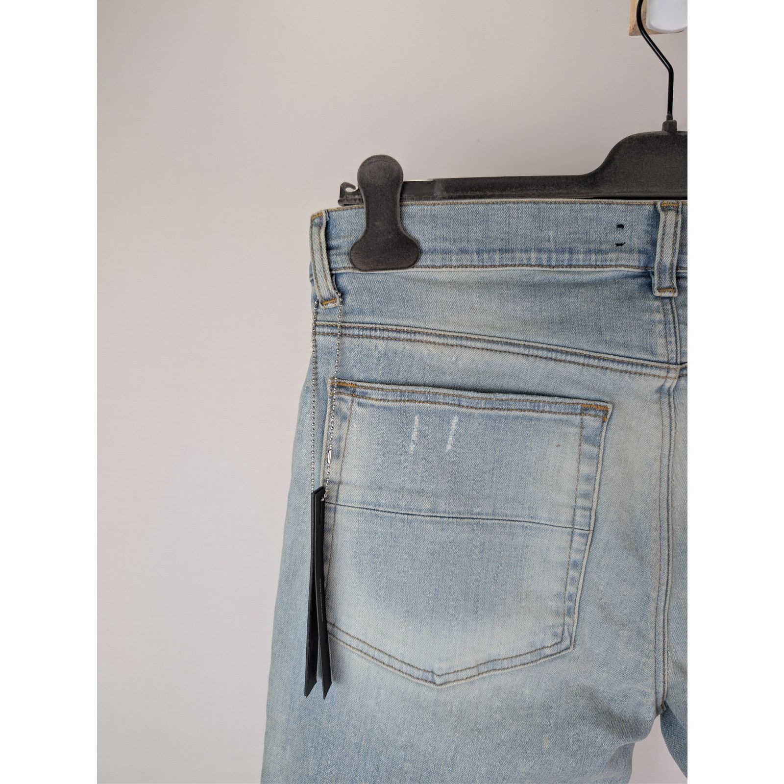 Amiri o1rshd1 Crystal Starburst MX1 Denim Jeans Surf Indigo Size US 34 / EU 50 - 15 Thumbnail