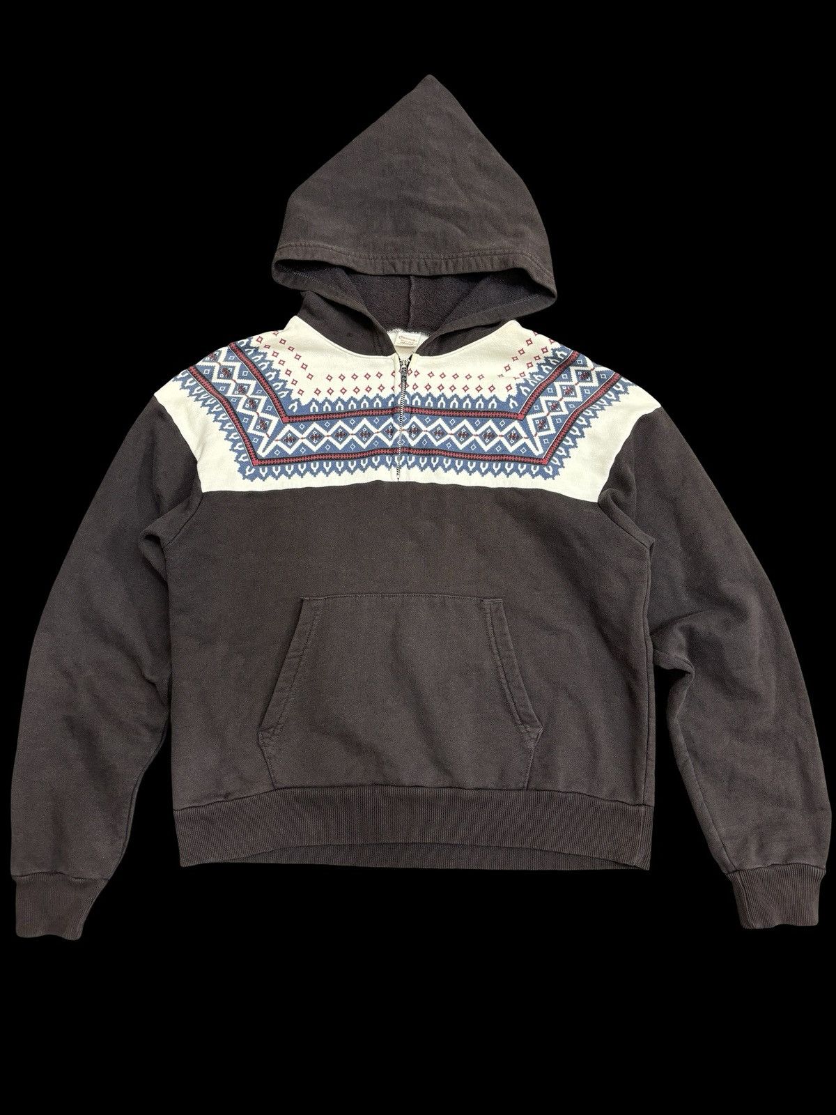 Japanese Brand 💥Aztec Motive💥Sugar Cane Pullover Hoodie F506 Size US M / EU 48-50 / 2 - 1 Thumbnail