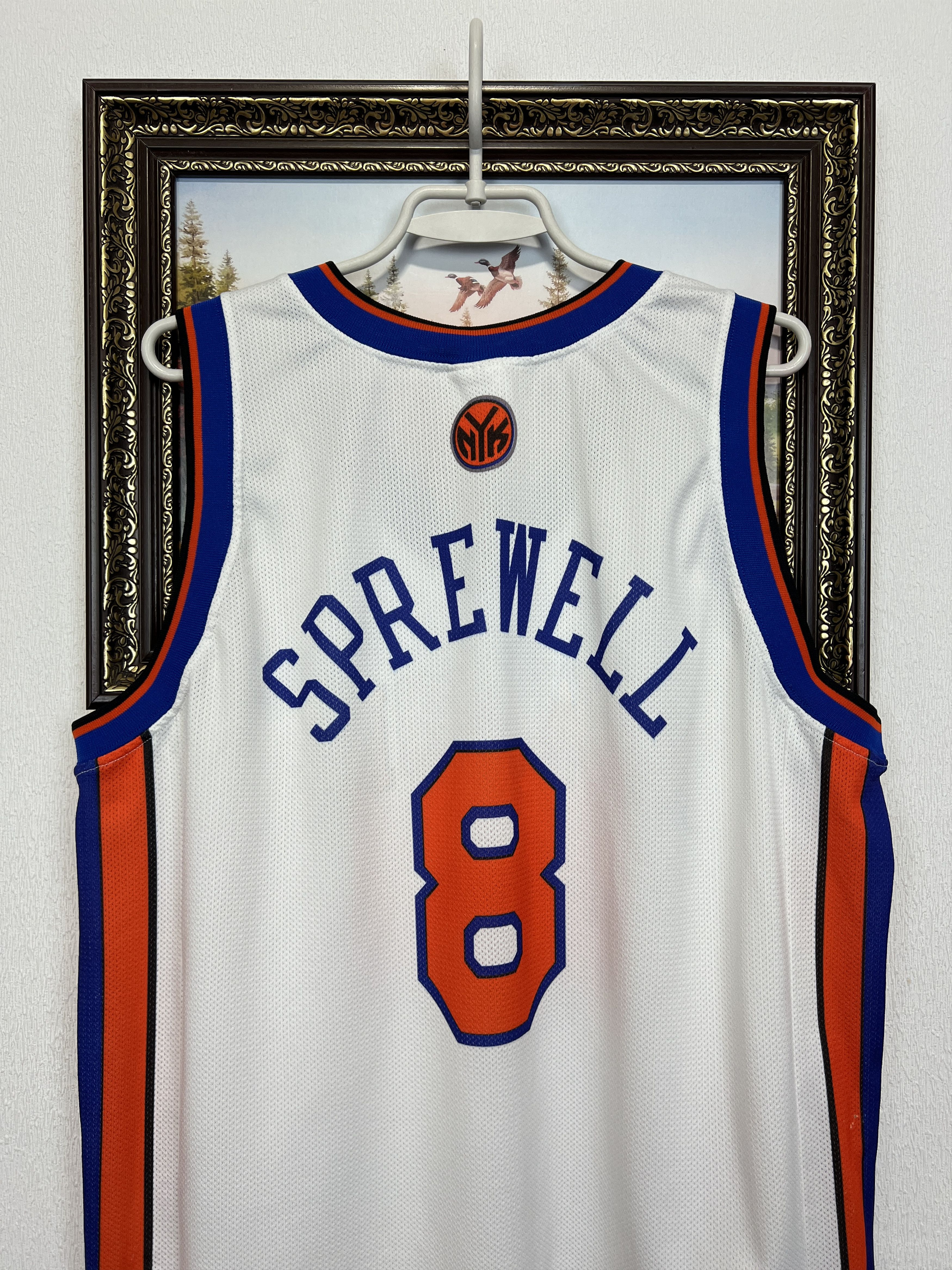 Champion Vintage 90's New York Knicks NBA Sprewell Jersey Trikot Size US XL / EU 56 / 4 - 12 Thumbnail