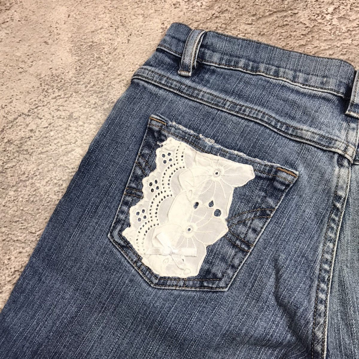 Vintage Vintage 90s Faded Distressed Baggy Jeans Skate Streetwear 27 Size 27" / US 4 / IT 40 - 7 Thumbnail