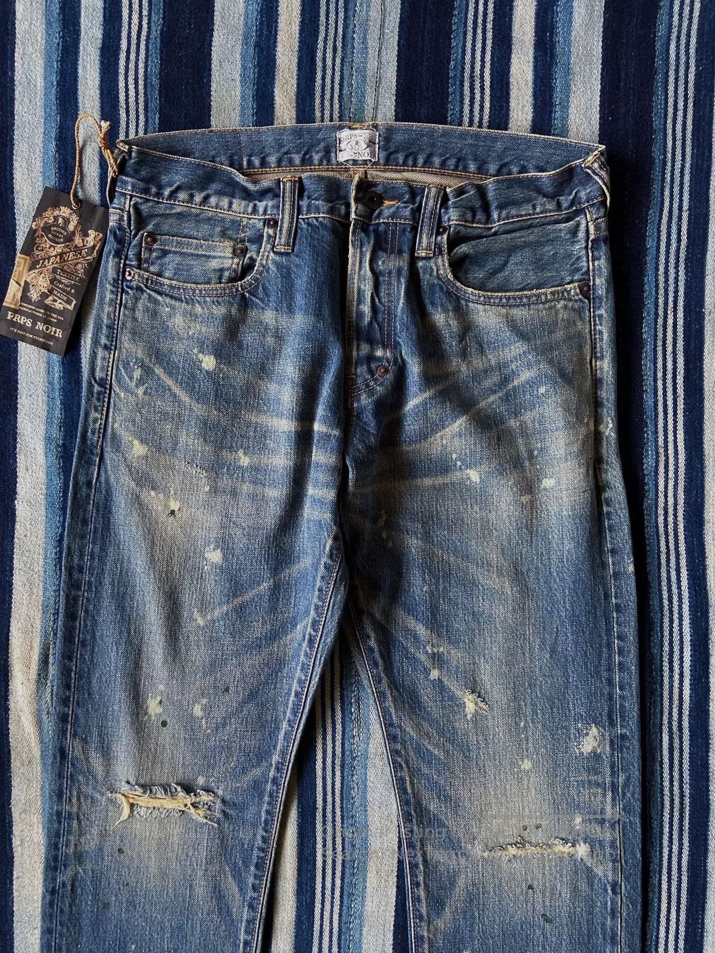 Prps Prps Noir Vintage Distressed Washed Jeans. Size US 34 / EU 50 - 5 Thumbnail