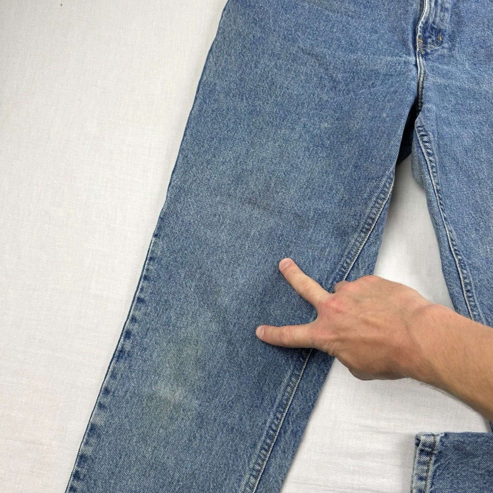 Gap VINTAGE Gap Jeans Womens Size 12 Ankle Fit High Waist Blue Classic Style 90s Casual Cold Weather Size 34" / US 12 / IT 48 - 4 Thumbnail