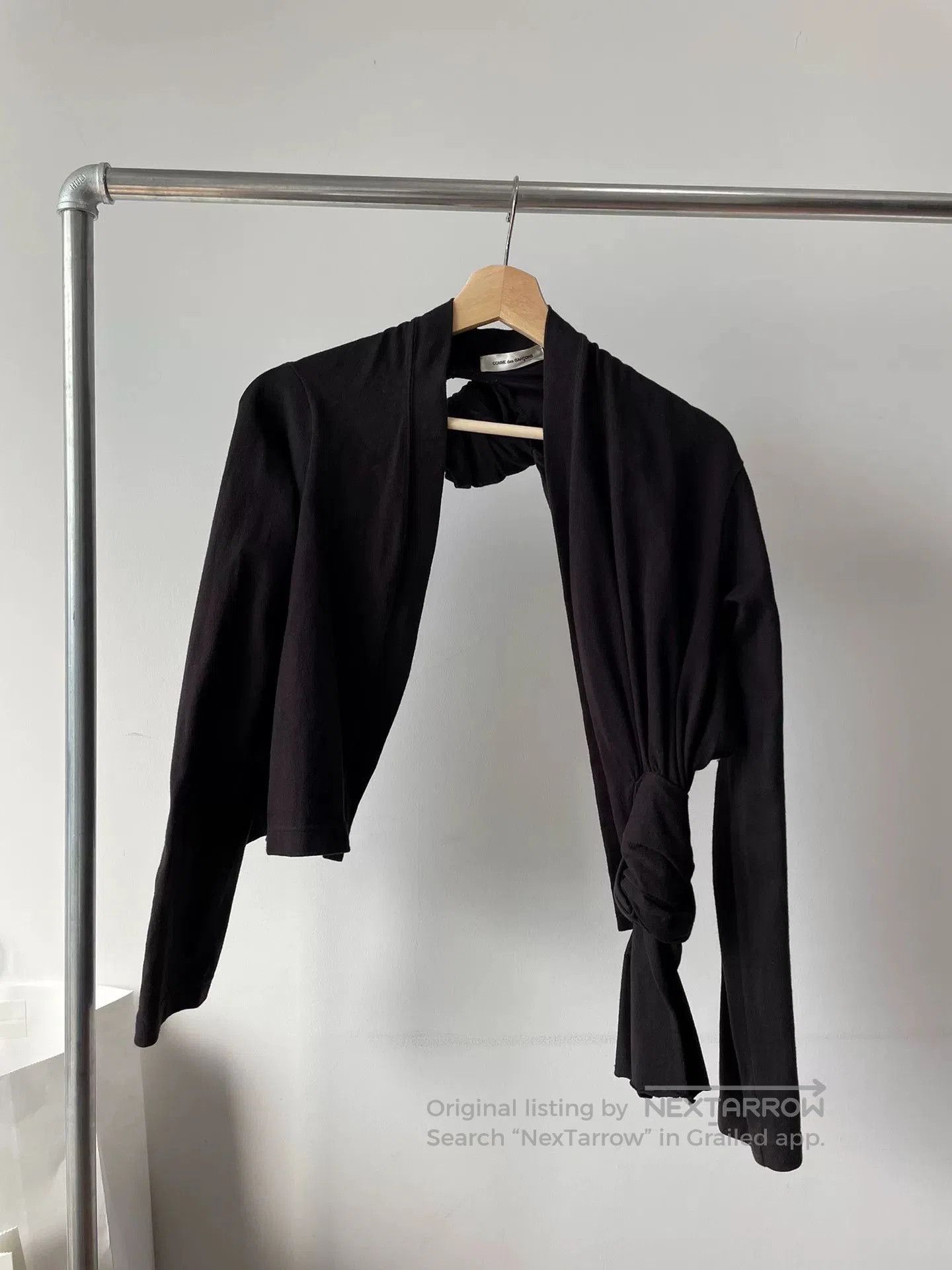 Comme des Garcons Comme des Garçons Knot Black Cardigan. Size M / US 6-8 / IT 42-44 - 1 Thumbnail