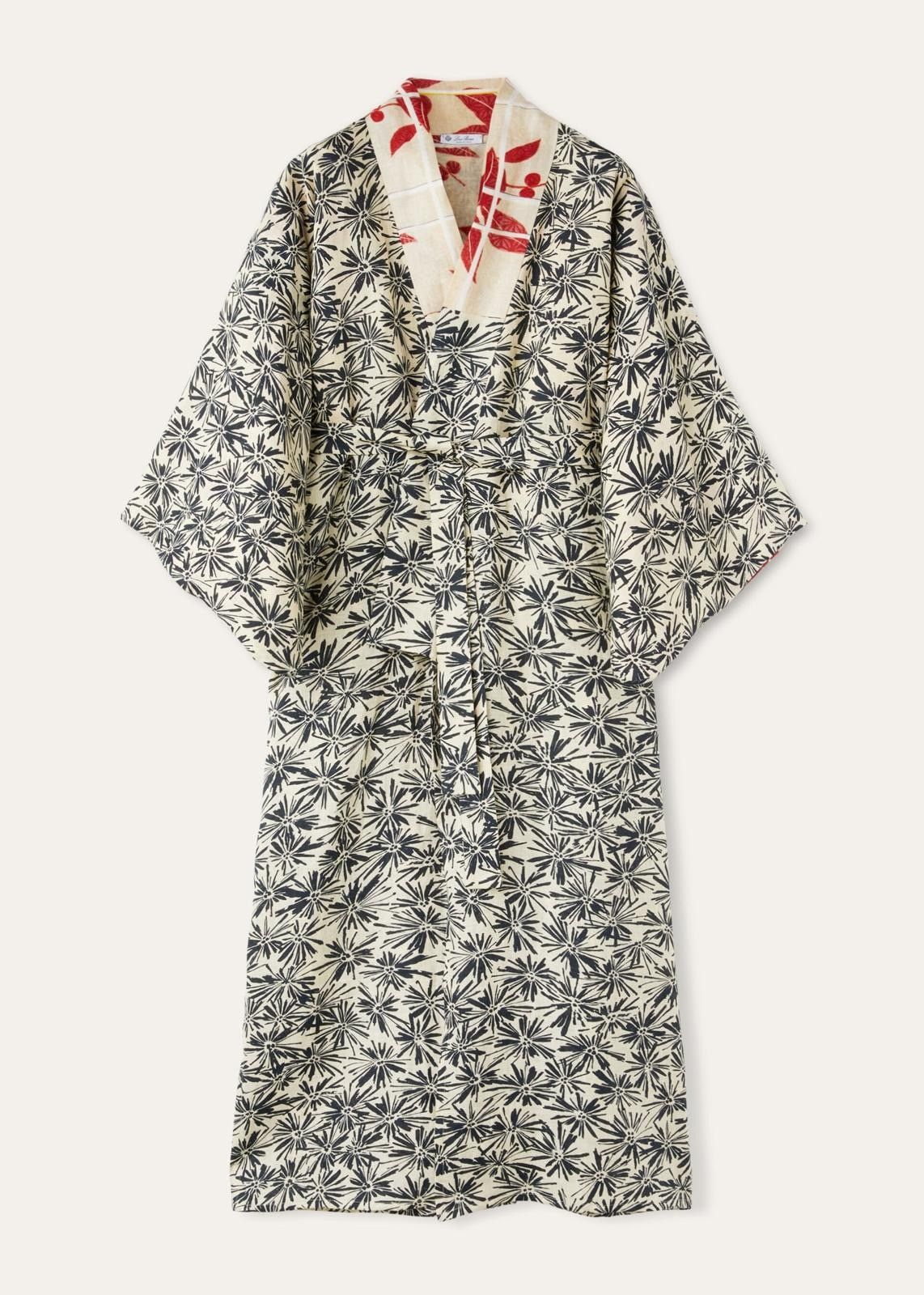 o1srvl11e0525 FAO2958 Leiza Linen Coat in Multicolor