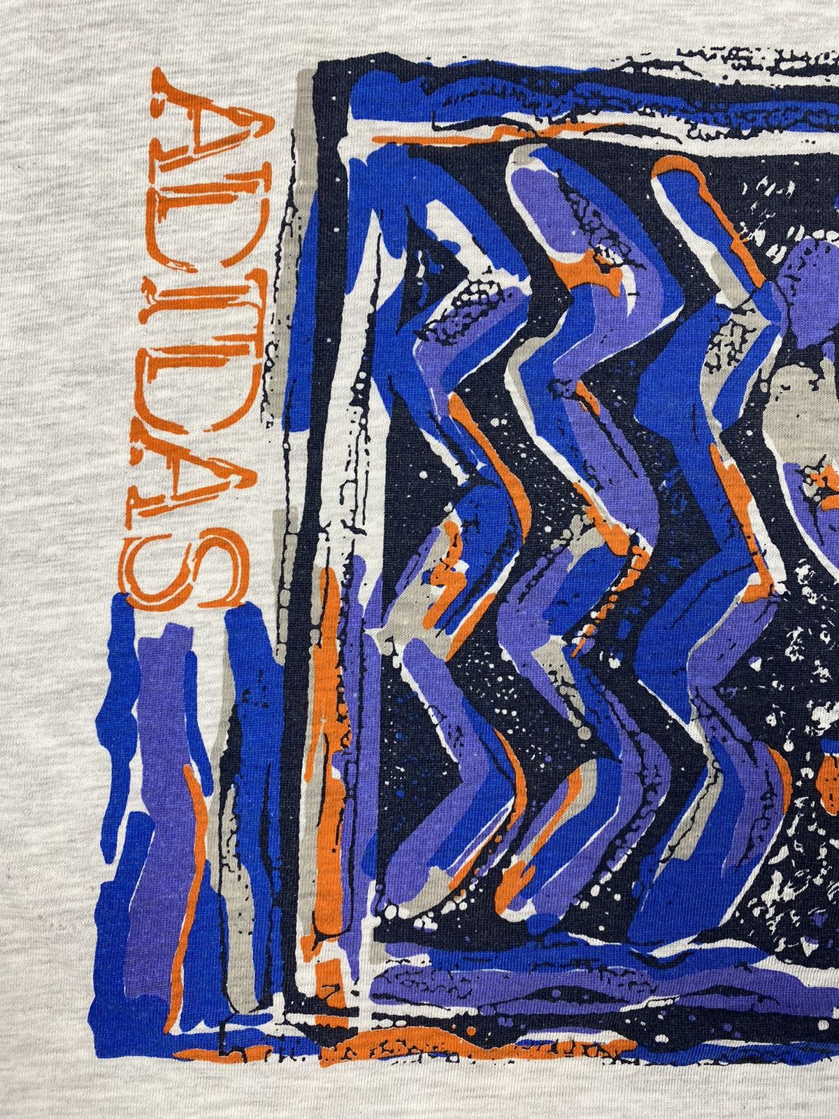 Adidas Vintage 90s Adidas Big Logo Retro T Shirt Size XL Size US XL / EU 56 / 4 - 6 Thumbnail