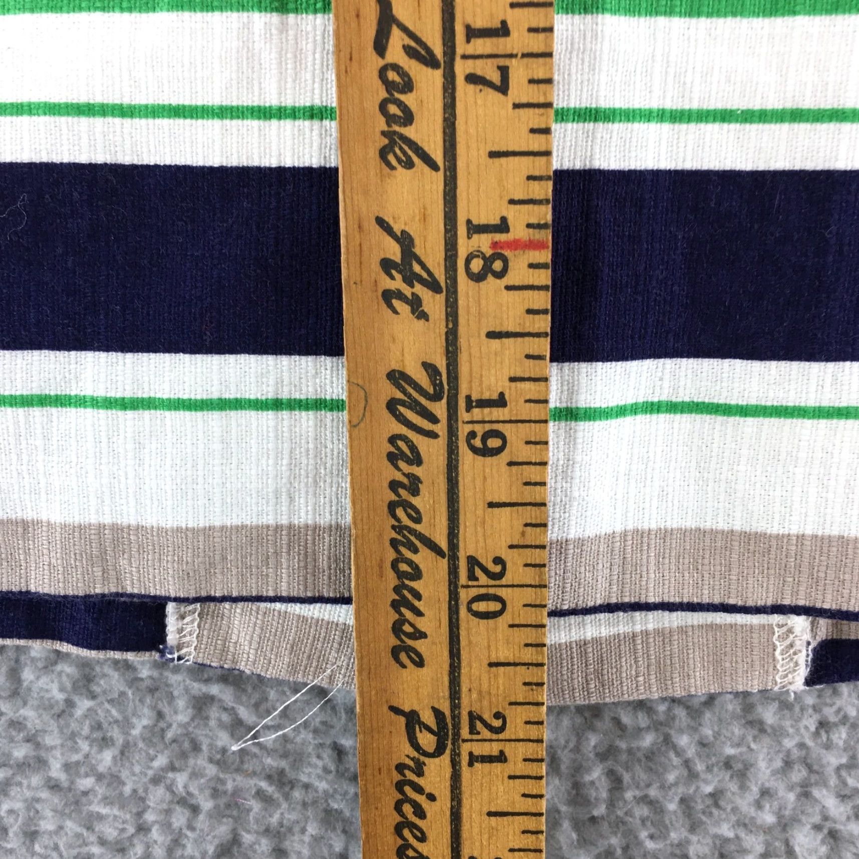 Banana Republic Banana Republic Skirt Womens 4 Multicolor Back Zip Slit Casual Knee Length Striped Straight & Pencil Womens Size 12 Size 34" / US 12 / IT 48 - 3 Thumbnail