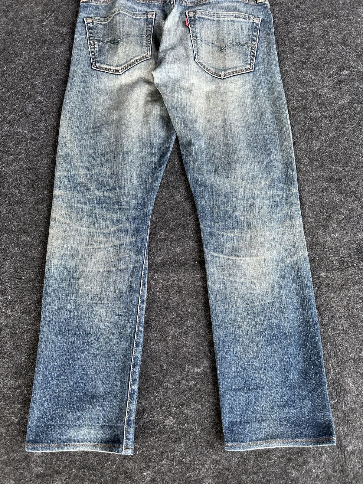 Levi's Levis 511 Selvedge Faded Washed Blue Denim 32x29 D489 Size US 32 / EU 48 - 6 Thumbnail