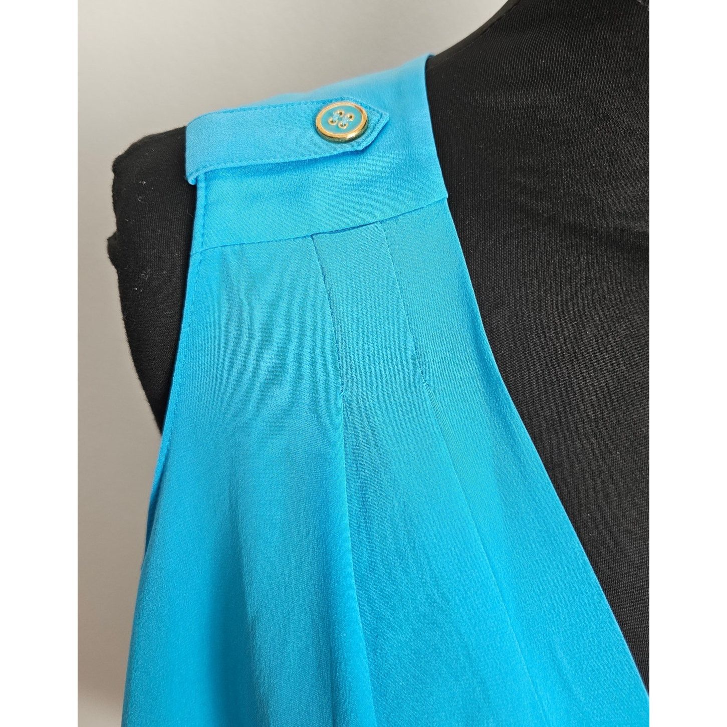 Amanda Uprichard AMANDA UPRICHARD Silk Sleeveless Crossed V-Neck Blouse Top M Size M / US 6-8 / IT 42-44 - 2 Thumbnail