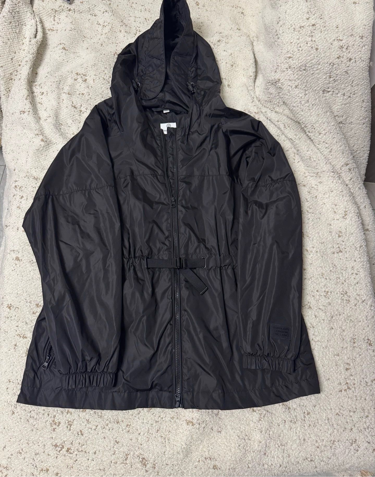 Burberry Burberry Black Shell Jacket UK8 99 New Size S / US 4 / IT 40 - 1 Thumbnail
