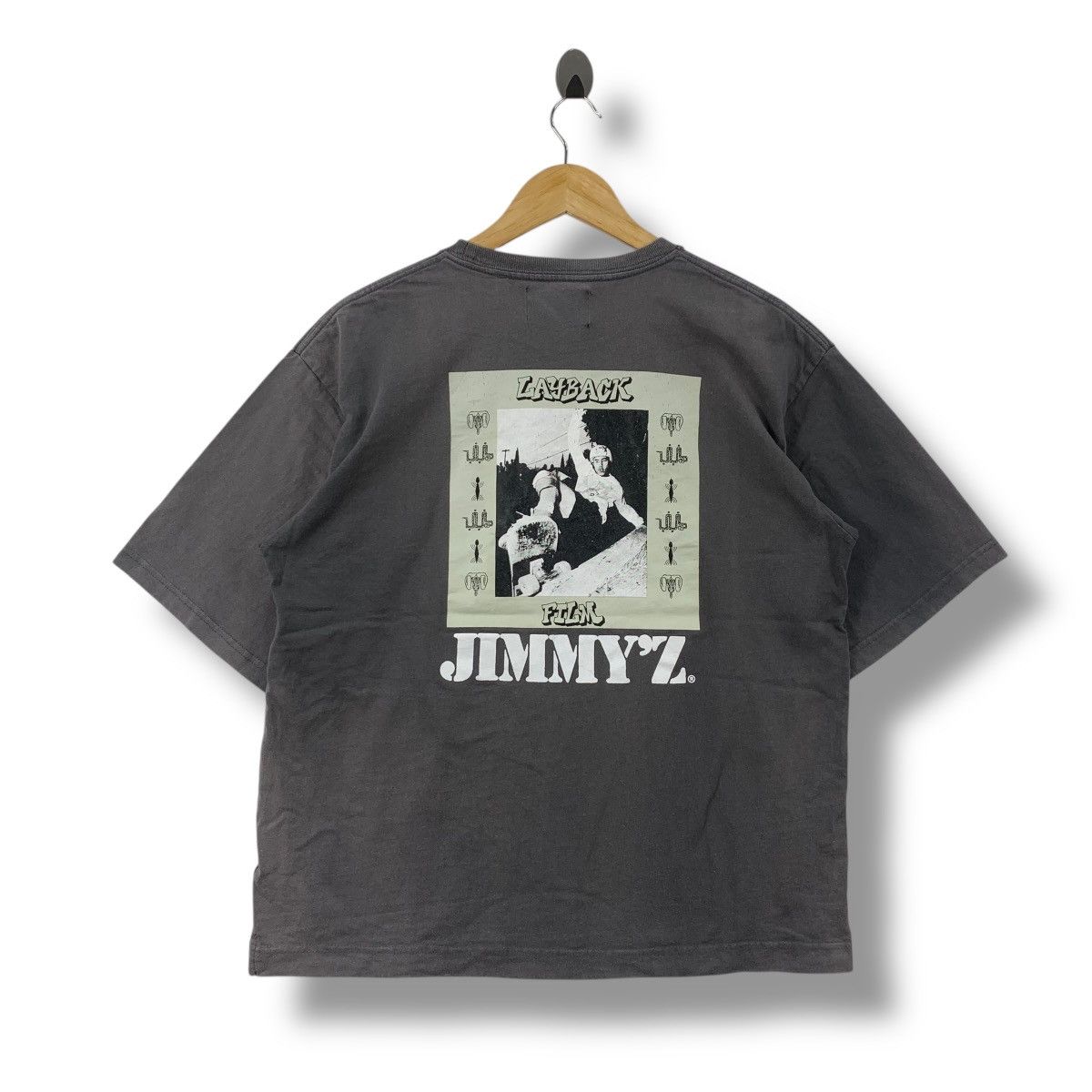 JIMMY'Z Layback Film Skate Graphic Tee Shirt Medium Size