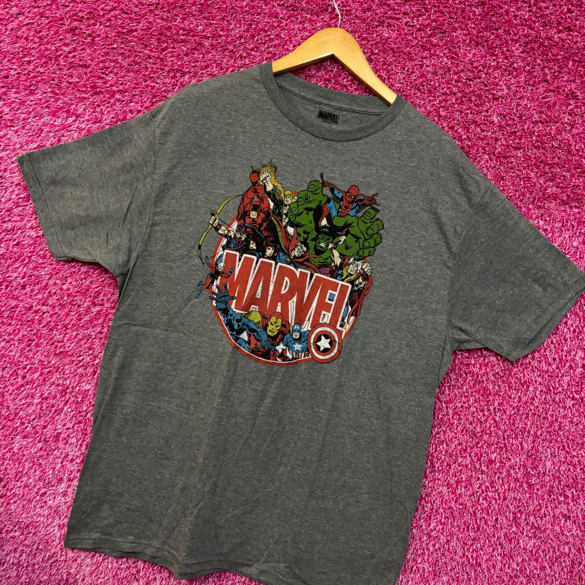 Marvel Comics Marvel Comic Book Gray Tshirt size XL Size US XL / EU 56 / 4 - 3 Thumbnail