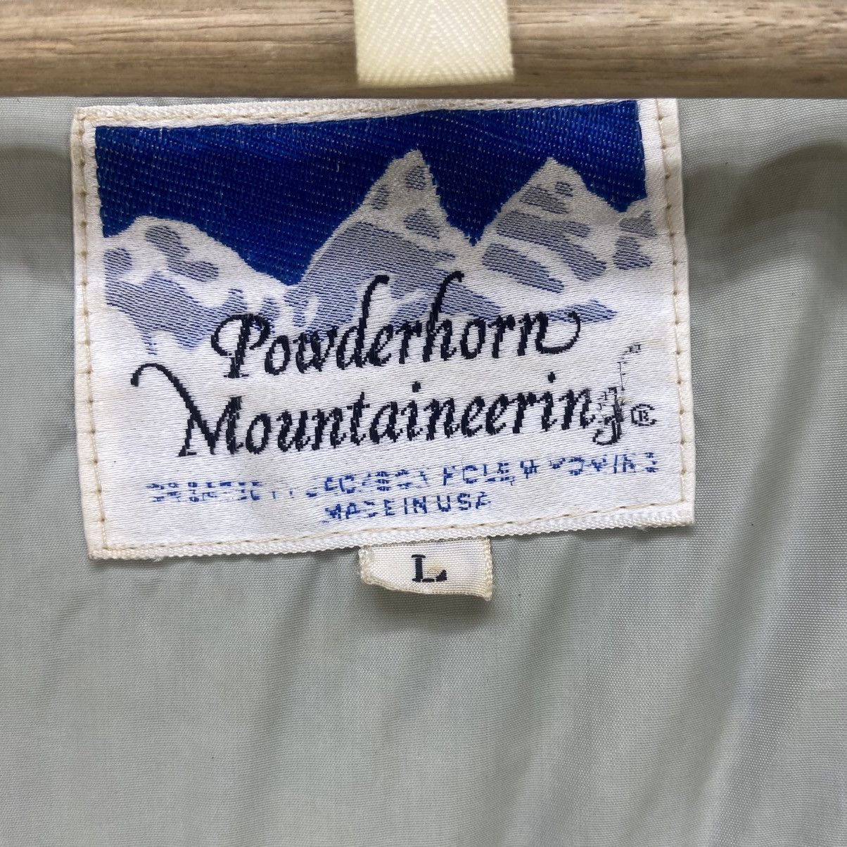 Vintage Vintage Powderhorn Mountaineering Corduroy Goose Down Jacket Size US L / EU 52-54 / 3 - 22 Thumbnail
