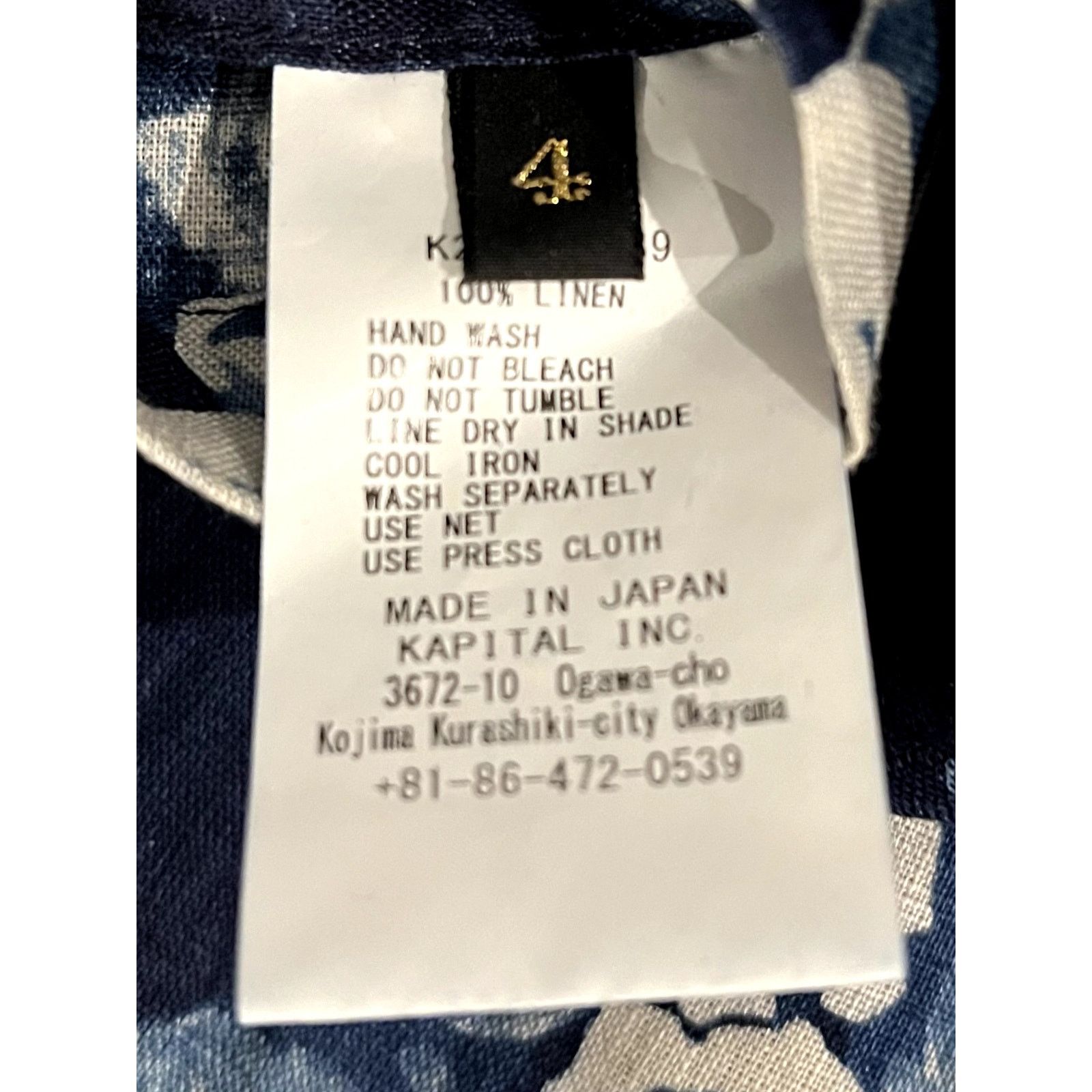 Kapital Kapital IDG Linen Floral Shirt Size US XL / EU 56 / 4 - 4 Thumbnail
